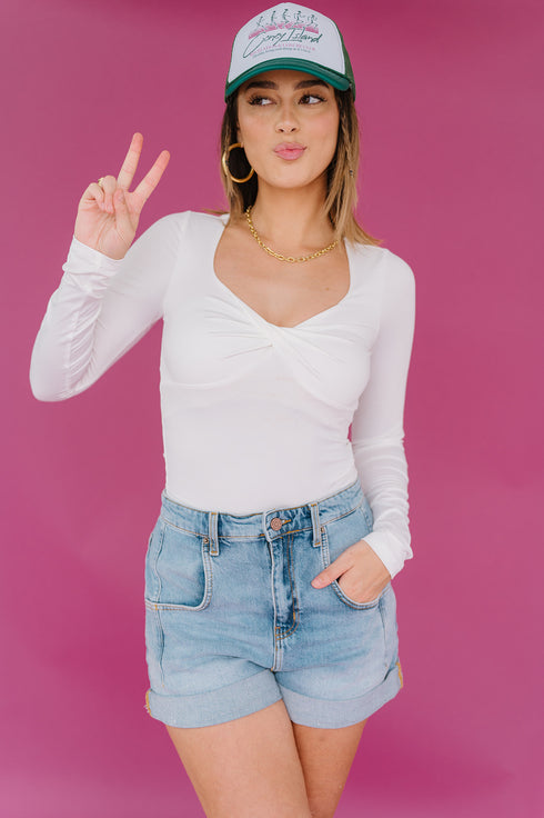 Barbie Moment Top// White